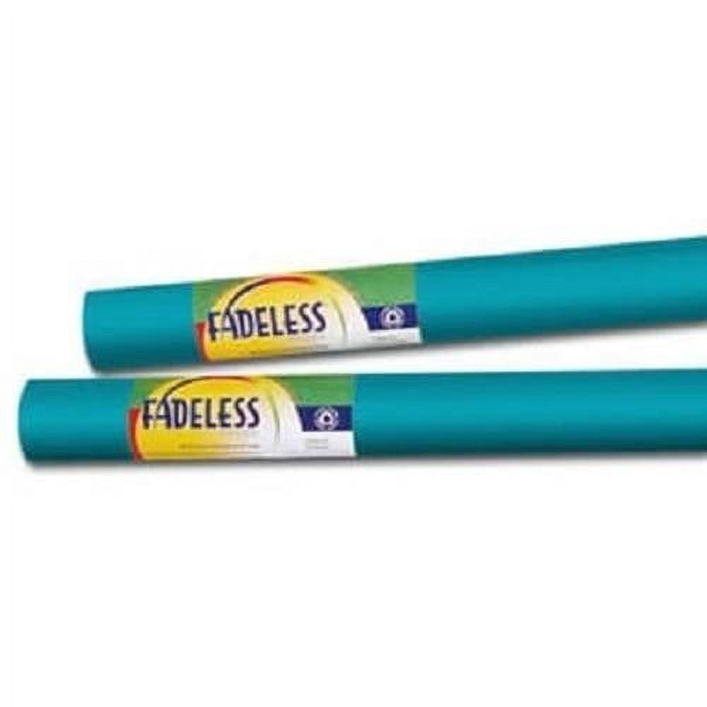 Fadeless Art Paper Bulletin Board Decorations, Azure Blue, 50' Roll Pack