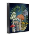 thumbnail image 4 of Stupell Industries Curling Ferns & Mushrooms Botanical & Floral Painting Black Framed Art Print Wall Art, 16 x 20, 4 of 10