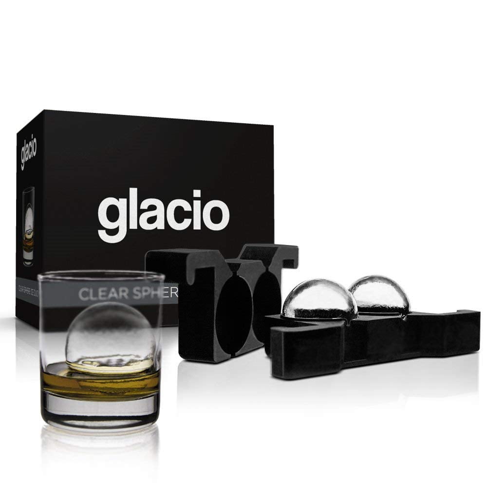 glacio Clear Sphere Duo | Crystal Clear Ice Ball Maker - Walmart.com ...