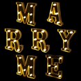 thumbnail image 5 of White LED MARRY ME Letter Lamp for Decor with Romantic Lighting Effects 1 Set, 5 of 5