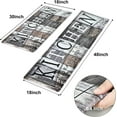 thumbnail image 2 of Farmhouse Kitchen Rug and Runner Set Washable, Cushioned Anti Fatigue Kitchen Mat 2 Pcs Non Slip, Waterproof PVC Standing Kitchen Floor Mat for Sink Office Laundry Home, 18" x 48" + 18" x 30", 2 of 6