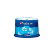 Verbatim CD-R 700MB 52X with Branded Surface - 50pk Spindle