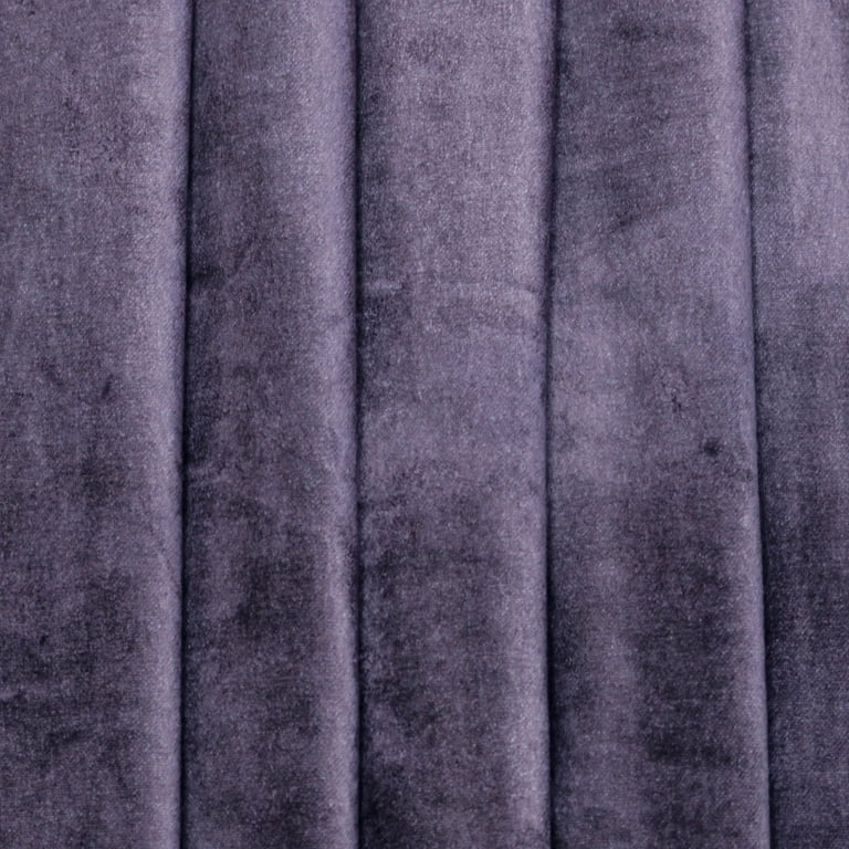 Blue Solid Color Velvet Upholstery Fabric by Decorative Fabrics Direct
