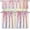 Pink Floral, variant on Spring Blue Floral French Country Valance | 54" x 18" Rod Pocket Kitchen Curtains | Short Panels | Romantic Window Treatment for Bedroom, Living Room