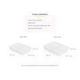 thumbnail image 4 of Yidarton Refrigerator Fresh Transparent Four-compartment Soft Lid Storage Box With Lid Meat Sorting Box Onion Ginger Garlic Side Dish Box New, 4 of 9