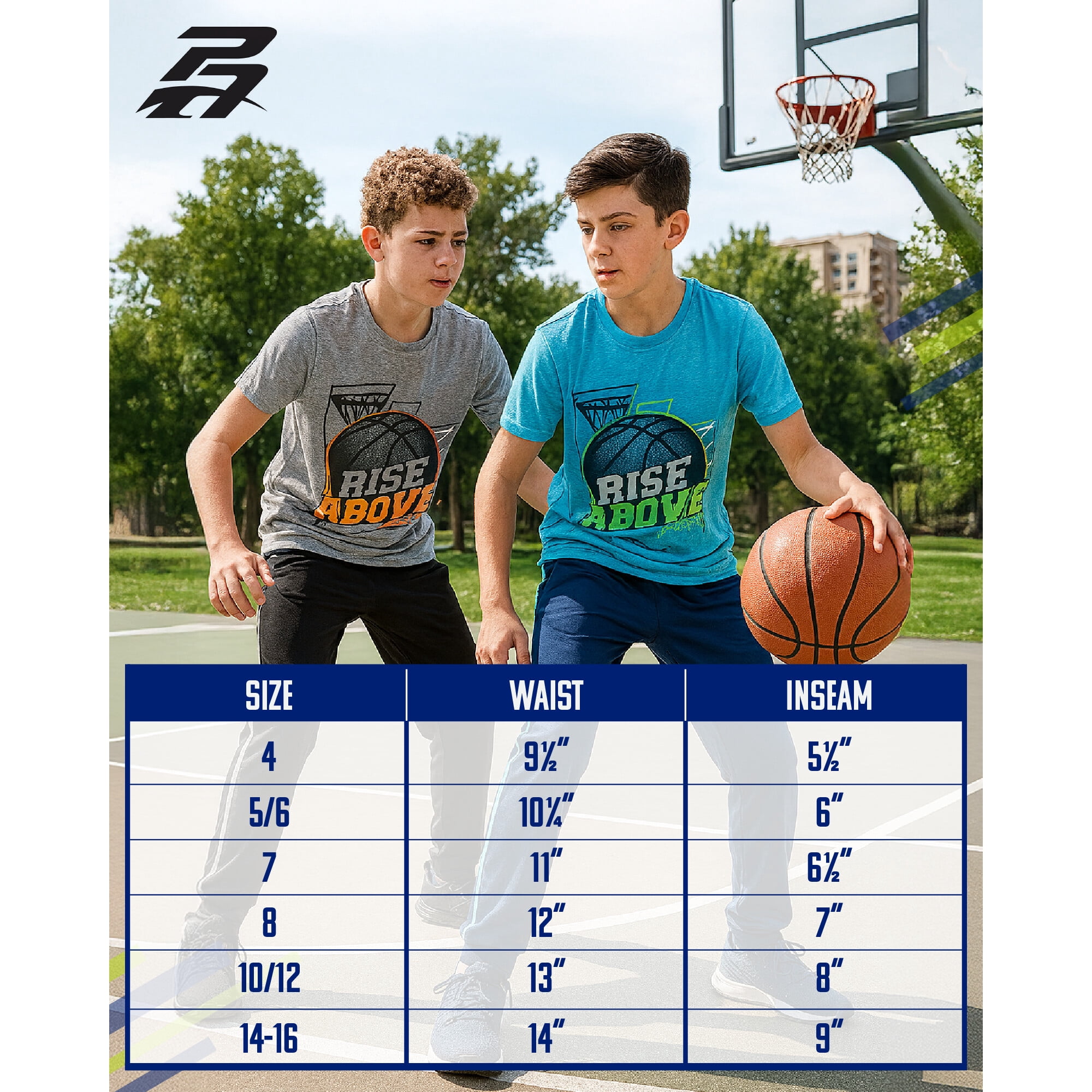 Pro Athlete Boys Athletic Shorts - 4 Pack Quick Dry Mesh Basketball Gym Shorts for Boys (5-16)