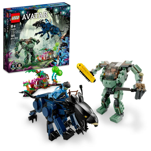 LEGO Avatar Neytiri & Thanator vs. AMP Suit Quaritch 75571 Buildable Action  Toy with Animal Figure and Pandora Scene, Gift for Kids 