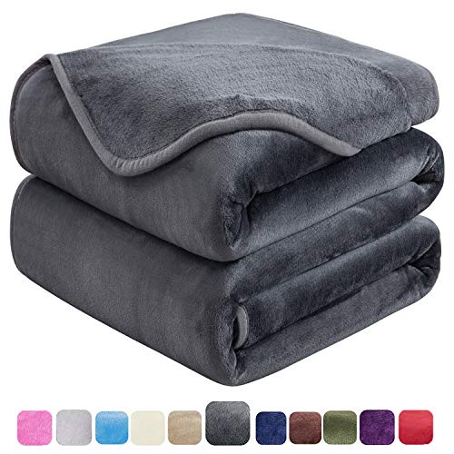 HOZY Soft King Size Summer Blanket All Season Winter Warm Fuzzy Throw