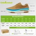 thumbnail image 6 of OrthoComfoot Mens Fashion Sneakers with Arch Support, Comfortable Outdoor Dress Oxford for Plantar Fasciitis, Causal Orthopedic Genuine Leather Walking Shoes for Heel Foot Pain Relief, 6 of 7