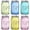 Vibrant Colored, variant on WELLIFE FESTIVE 32 Oz Mason Jars-6PCS Colored Mason Jars with Lids.Safe for Storage,Quart Mason Jars Wide Mouth.Pickling, Preserving, Fermenting, DIY Crafts & Decor