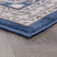 thumbnail image 5 of Madison Traditional 4' x 5' Navy Polypropylene Indoor Area Rug, 5 of 7