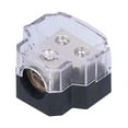 thumbnail image 6 of Zerodis Audio Modification, 1 In 2 Out Power Distribution Block Holder 60A for Car Trucks Boats RVs, 6 of 8