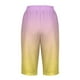 thumbnail image 5 of Puntoco Pantalones cortos de verano para mujer, moda 2024, pantalones cortos para mujer, pantalones casuales, pierna recta, cordón, cintura elástica, pantalones sueltos y cómodos con bolsillos, 5 of 5