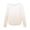 Beige, variant on Efsteb Girls Athletic Shirts Hem Side Slit Tunic Tops Casual Lightweight Comfy Long Sleeve Crew Neck Gradient Print for Holidays(Hot Pink,4 Years)