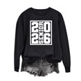 thumbnail image 4 of Uootdi Senior Class of 2026 Graduation Sweatshirt for Women Oversized Crewneck Long Sleeve Shirt Pullover Teen Clothes Gift Loo se Pullover Tops, 4 of 5