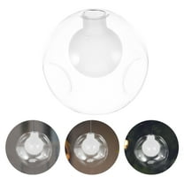 Masteelf Modern Globe Glass Lamp Shade For Lights Clear 12cm Glass Lampshade For Home And Office Replacement Glass Lamp Shade For Ceiling Light Fixtures