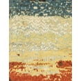 thumbnail image 1 of Ahgly Company Indoor Rectangle Abstract Dark Gold Brown Abstract Area Rugs, 3' x 5', 1 of 6