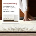 thumbnail image 4 of nuLOOM Kerry Textured Geometric Tasseled Area Rug, 6' 7" x 9', Cream, 4 of 13