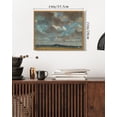 thumbnail image 6 of Drsoum Vintage Countryside Landscape Wall Art 11x14in Natural Framed Rustic Retro Farmhouse Scenery Prints Classic Decorations for Living Room Bedroom, 6 of 6