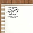 thumbnail image 2 of Printtoo Personalized&nbsp;Round Black Self Inking Wedding Favor Stamp Custom To Love| Laughter And Happily Ever After Heavy Duty Rubber Stamper-40 mm, 2 of 6