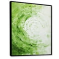 thumbnail image 2 of Designart "Sage Spirals In Green And White" Abstract Shapes Floater Framed Canvas Prints, 2 of 5