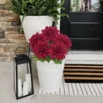 thumbnail image 3 of Briful Artificial Flowers with Stem Bushes 7 Heads Silk Fake Dahlias Flowers  Bouquets Faux Flower Floral Arrangements for Table Centerpieces Home Decor Red, 3 of 6