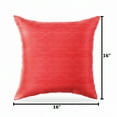 thumbnail image 5 of Mainstays 16 in x 16 in Red Solid Texture Outdoor Pillow, Red, 5 of 7