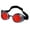 antique silver red f, variant on Steampunk Victorians Goggles Glasses,Vintaeg Eyewear for Raves,Parties,Cosplays and Festivals Novel Funny Eyewear