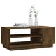 thumbnail image 5 of Mesa de café VidaXL roble ahumado 102x55x43 cm con cajón, 5 of 9