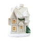 thumbnail image 4 of Casa navideña luminosa, adornos luminosos, adornos navideños de resina blanca, Estilo H, 4 of 9