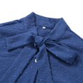 thumbnail image 4 of Blusa Informal ANGGREK de manga larga color Puro, 4 of 8