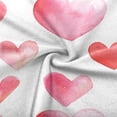 thumbnail image 3 of PENGXIANG Femmes Saint-Valentin Pull-Over Sweat-Shirts Coeur Lettre Imprimé Manches Longues Col Rond Tops Blanc Rose Coeur L, 3 of 4