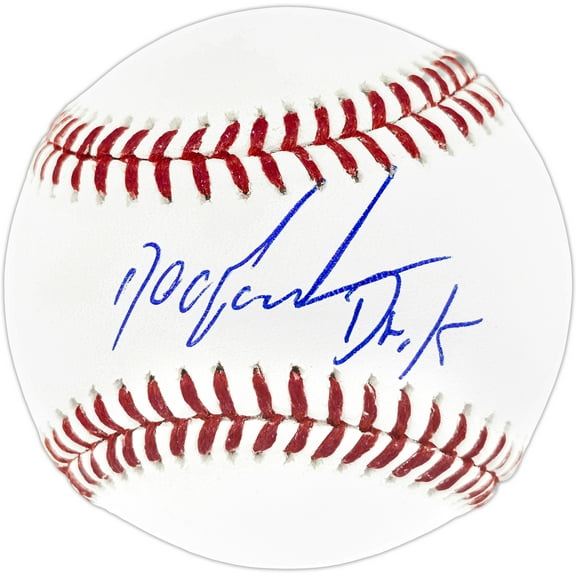 Dwight "Doc" Gooden Autographed Official MLB Baseball New York Mets "Dr K" Beckett BAS Witness 252387