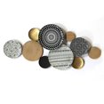 thumbnail image 1 of 45" X 3.75" X 20.25" Multi Wood Mdf Metal Wall Decor, 1 of 5