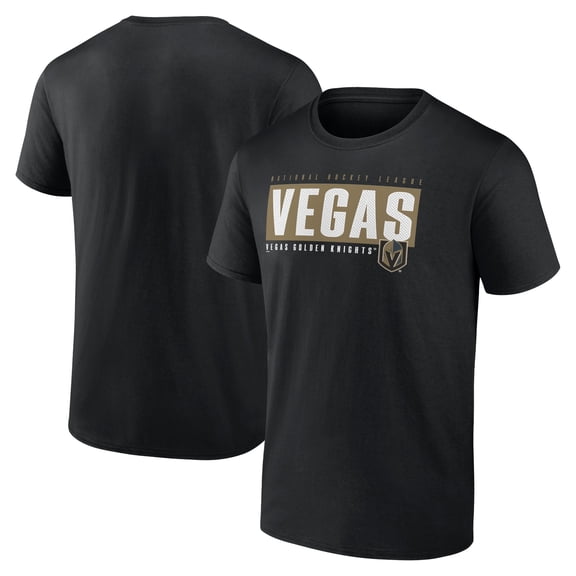 Men's Black Vegas Golden Knights Blocked Out T-Shirt