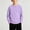 Purple, variant on Boys Soft Cotton T Shirts Long Sleeve Crewneck Loose Fit Casual Kids Basic Tees Tops Blue 8 Years