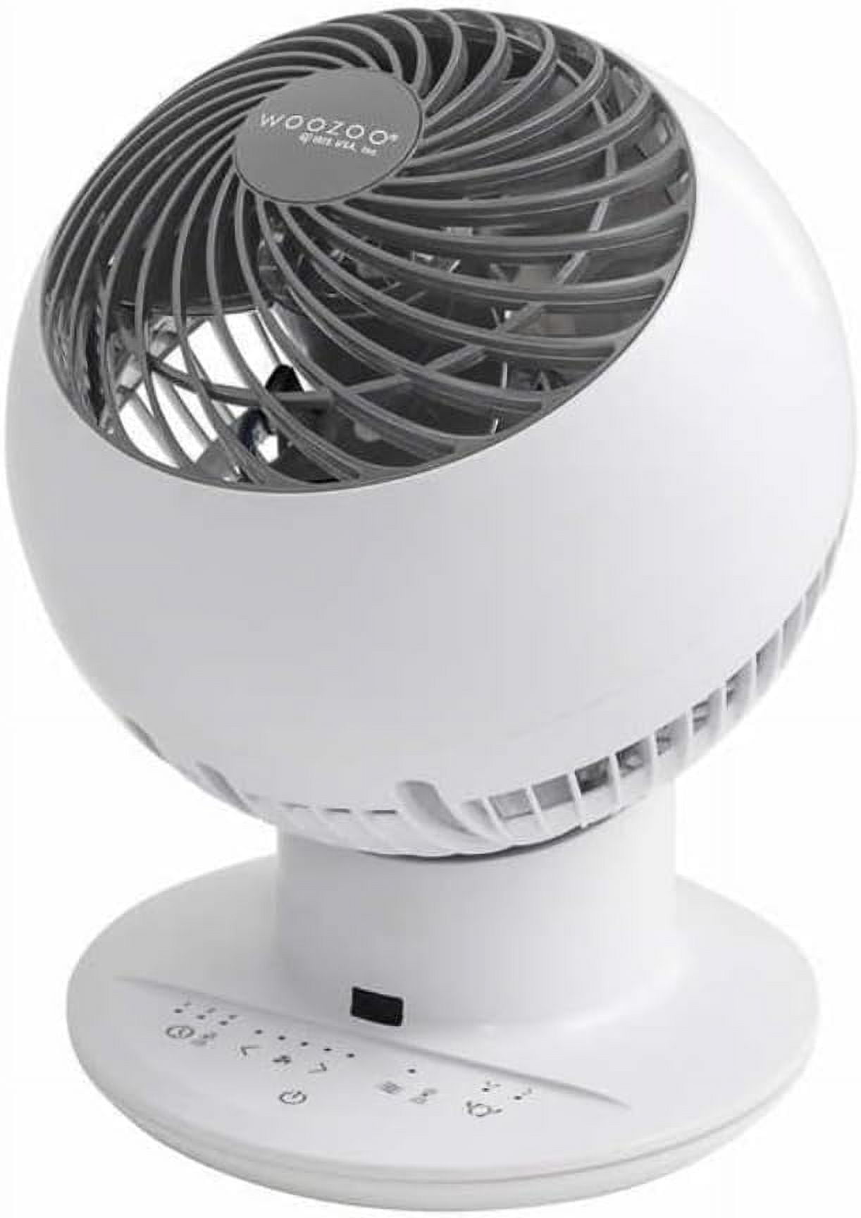 【新品、送料無料】WOOZOO グローブファン ホワイト IRIS Woozoo Globe Fan, Multi-Directional, 5-Speed Oscillating