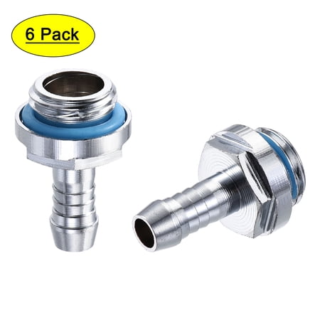 Brass Hose Fitting G1/4 Thread with OD 7.2mm Nozzle for Computer Water Cooling System 6pcs price history on PriceWatchPro