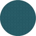 thumbnail image 1 of Ahgly Company Indoor Round Patterned Medium Teal Green Area Rugs, 3' Round, 1 of 6