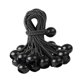 thumbnail image 5 of 20 piezas de cuerdas elásticas para pelotas de ejercicio, repuesto para lonas de lona Negro, 5 of 9