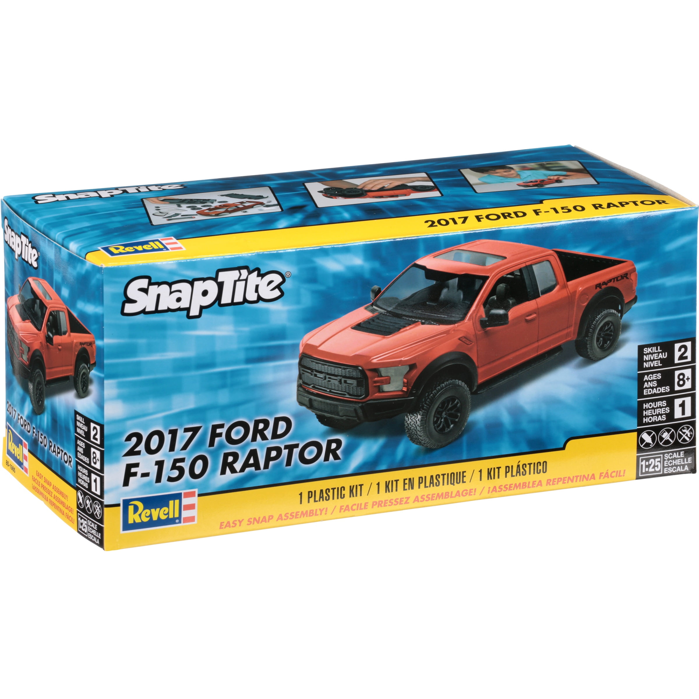 Revell® SnapTite® 2017 Ford F-150 Raptor Plastic Model Truck Kit