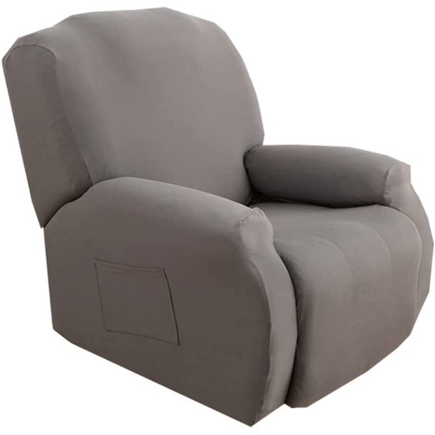 Funda reclinable elástica, funda reclinable, funda de sofá con bolsillo, funda reclinable, Protector de muebles Lazy Susan para sala de estar (No incluye sofás) XianweiShao 8390613384935