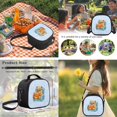 thumbnail image 6 of Yuyamidu Capybara School Backpack for Boys Girls, Kids School Bag and Lunch Bag Set, Lightweight Book Bag Set with Pencil Case Water Bottle Holder, Back to School Gifts, Set of 4, Beige, 6 of 8