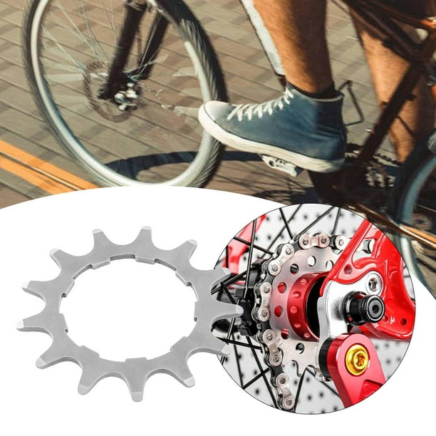 Bicicleta Single Speed Cassette Cog Refit Piezas Reemplazo 12T T Freewheel Easy 13T Cola Cassette de una sola velocidad Bodega Aurrera en linea
