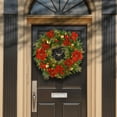 thumbnail image 2 of National Tree Company 36in. Decorative Collection Home Spun Wreath with Clear Lights, 2 of 3