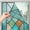 Fdbl018, variant on Window Film for , Static Cling Film, Non-Adhesive Decorative Glass Tint, Anti-UV Heat Control, Easy DIY for Bathroom/Living Room/Kitchen, 16.93 x 39.37 Inches