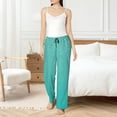 thumbnail image 4 of Easygdp Turquoise Glitter Women's Drawstring Pajama Pants | Lounge Joggers Sweatpants | Comfy Sleepwear | Yoga Pants-Large, 4 of 6
