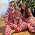 thumbnail image 3 of Conjuntos a juego para la familia, pijamas de Navidad para niños y adultos, pijamas iguales para toda la familia, 2 uds., ropa de dormir de Navidad, conjunto de ropa para bebé 2024, 3 of 4