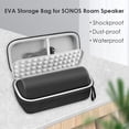 thumbnail image 3 of Carrying Case For Sonos Roam Hardshell Portable Speaker Carrying Storage Case EVA Storage Box Waterproof Speaker Protective Case Black, 3 of 6