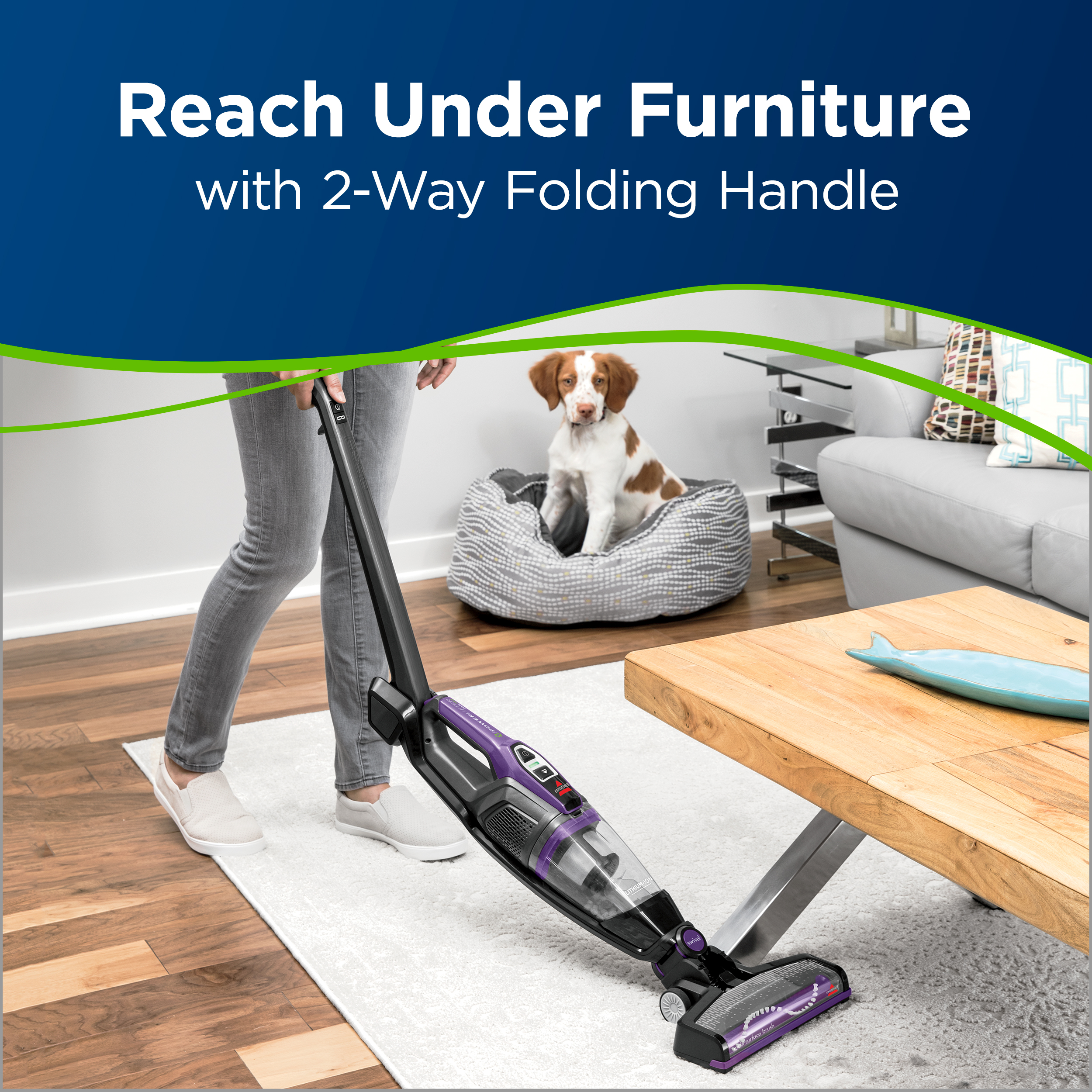 BISSELL PowerLifter Ion Pet Cordless Stick Vacuum, Purple photo 4